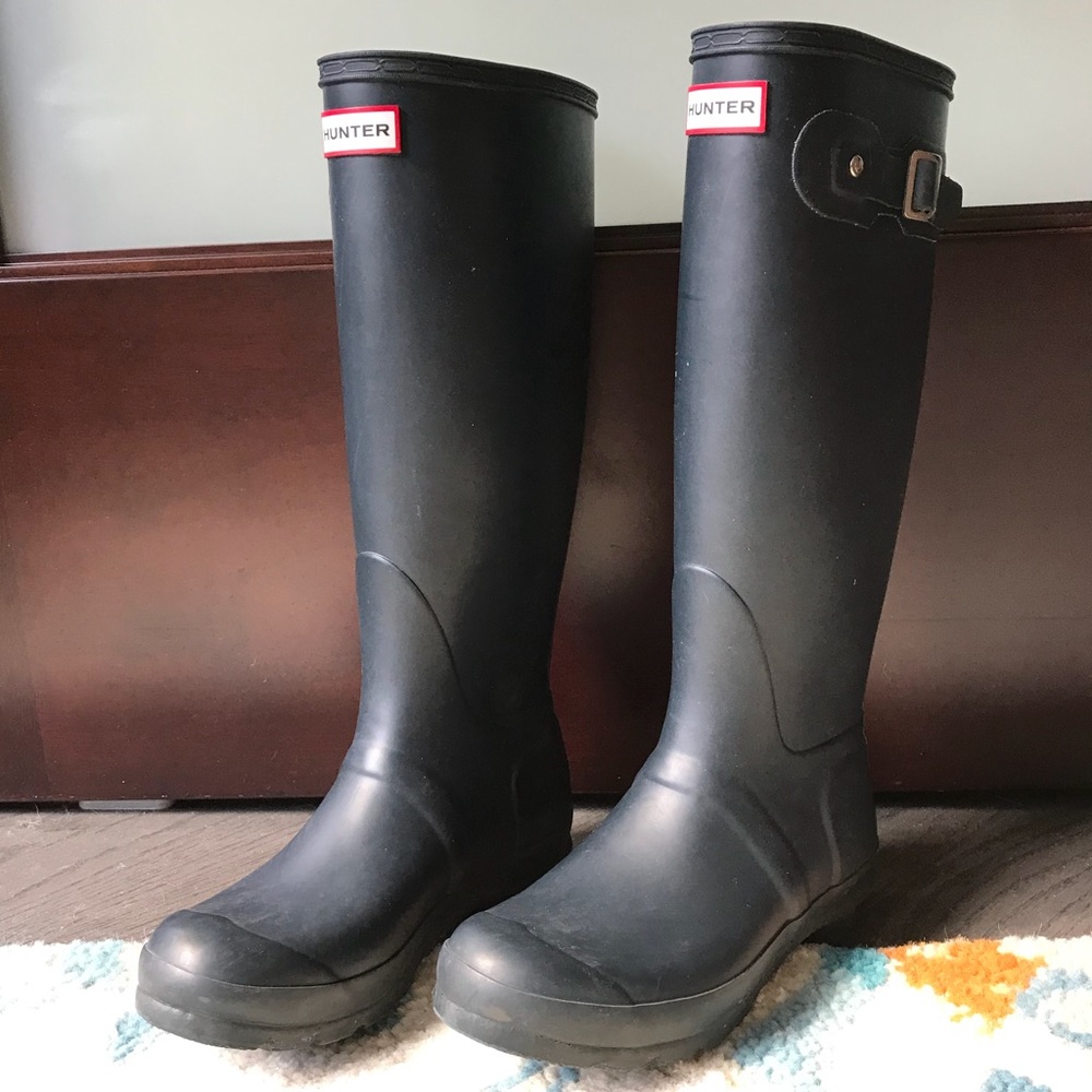 Hunter Boots - Tall, Navy
